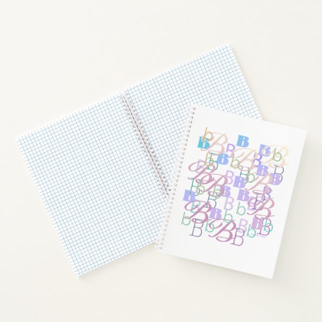 Cuaderno Confeti de Letras "B" (Interior)