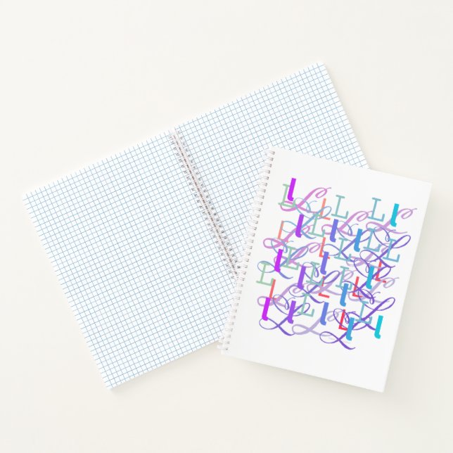 Cuaderno Confeti de Letras "L" (Interior)