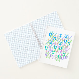 Cuaderno Confeti de Letras "U"