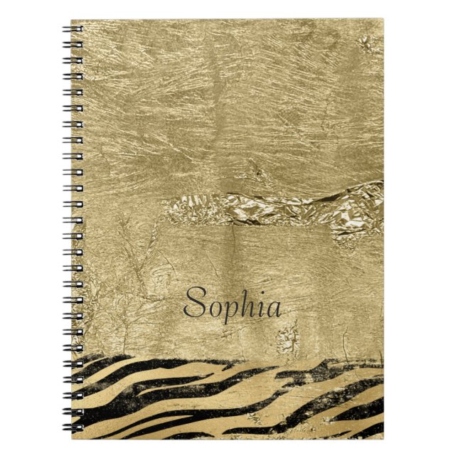Cuaderno Confeti Negro Únicamente Brillante (Frente)