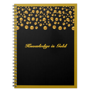 Cuaderno Confetti dorado