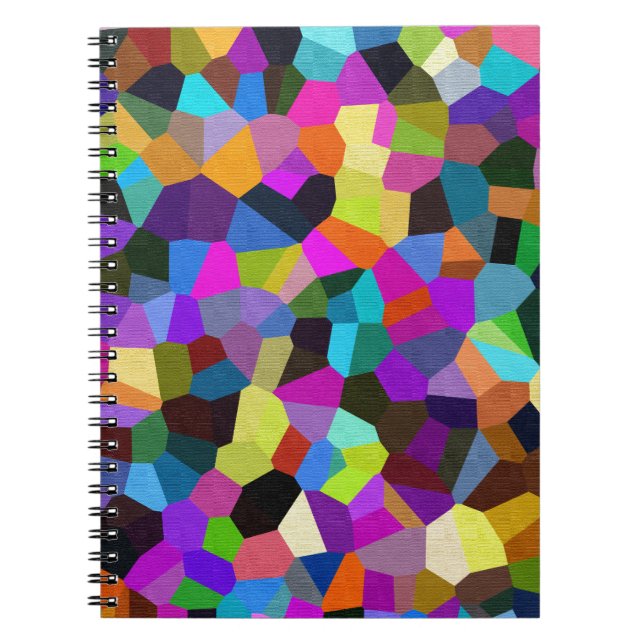 Cuaderno Confetti en tonos jewel (Frente)