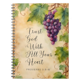 Cuaderno Confía en Dios con Todo tu Corazón Proverbios 3:5-