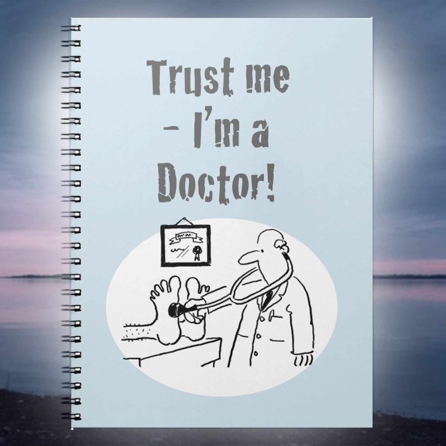 Cuaderno "Confía en mí - soy Médica". Personalizado diverti (Subido por el creador)