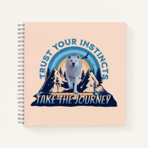 Cuaderno Confía en tus Instintos Aventura del Lobo Ártico A
