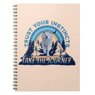 Cuaderno Confía en tus Instintos Aventura del Lobo Ártico A