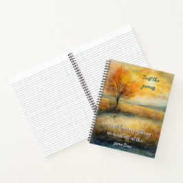 Cuaderno Confiar en el bloc de notas en espiral de procesos