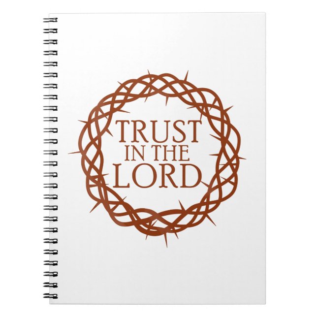 Cuaderno Confiar en el Señor (Frente)