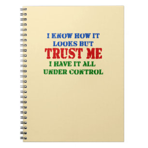 Cuaderno Confíeme en -- Todos bajo control