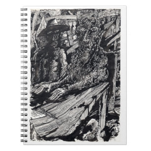 Cuaderno "¡Confiesa!", dibujo de tinta india
