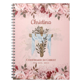 Cuaderno CONFIRMACIÓN De La Hija Flores Rosegold No Rosa