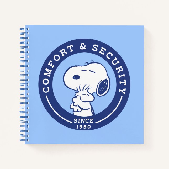 Cuaderno Confort y seguridad | Snoopy & Woodstock Hug (Anverso)