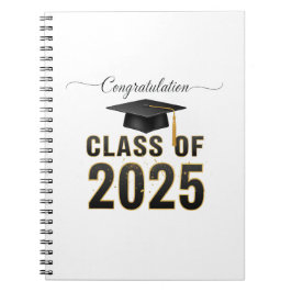 Cuaderno Congratulations Class of 2025