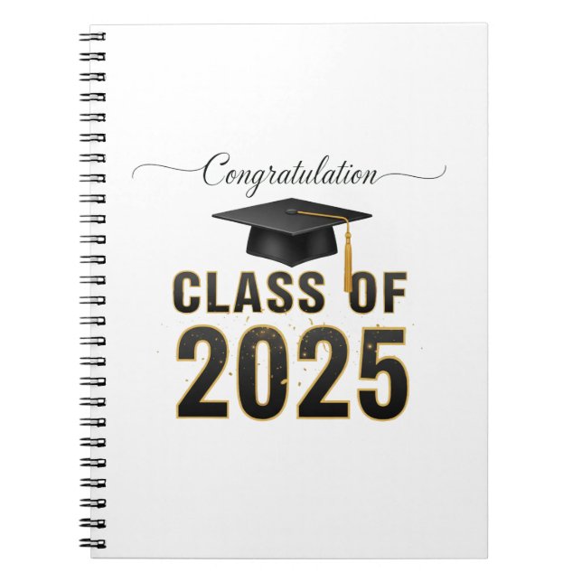 Cuaderno Congratulations Class of 2025 (Frente)