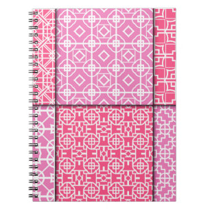 Cuaderno Conjunto de 6 patrones geométricos sin fisuras. Il