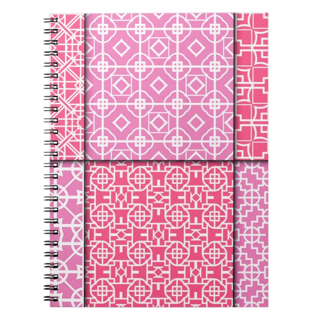 Cuaderno Conjunto de 6 patrones geométricos sin fisuras. Il (Frente)