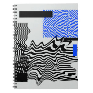 Cuaderno Conjunto de formas geométricas modernas universale