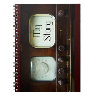 Cuaderno Conjunto de radio y televisión personalizado de lo