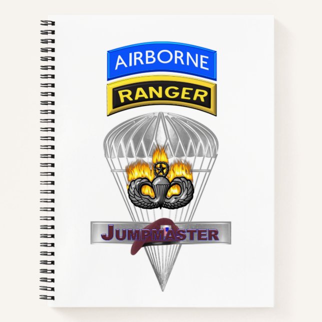 Cuaderno Conmemoración de Jumpmaster de Ránger Aéreo (Anverso)
