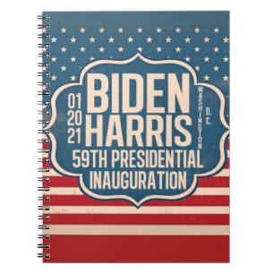 Cuaderno Conmemoración de la 59ª Inauguración de Biden Harr