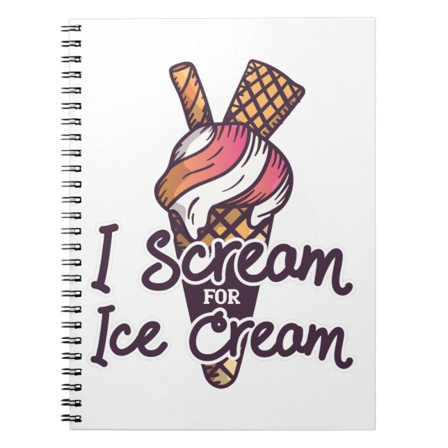 Cuaderno Cono de helado (Frente)