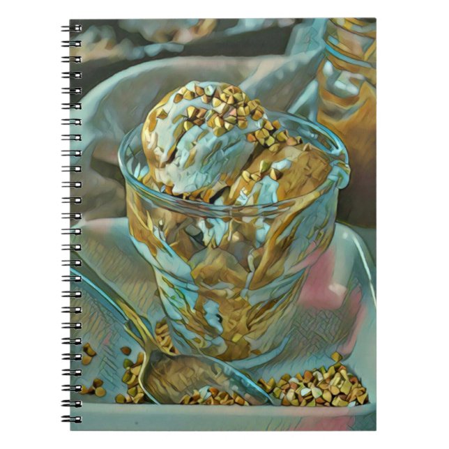 Cuaderno Cono de helado de verano (Frente)