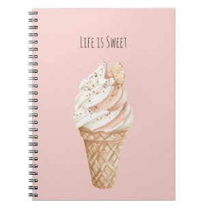 Cuaderno Cono de helado Life is Sweet