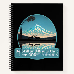 Cuaderno Conoce que yo soy Dios Versículo Bíblico