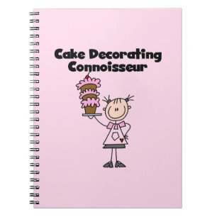 Cuaderno Conocedora de Decoración de Tartas Femenina