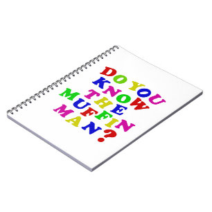 Cuaderno ¿Conoces al Muffin Man?