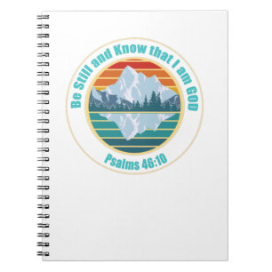 Cuaderno Conócete quieto y sabe que yo soy Dios Camiseta Ve