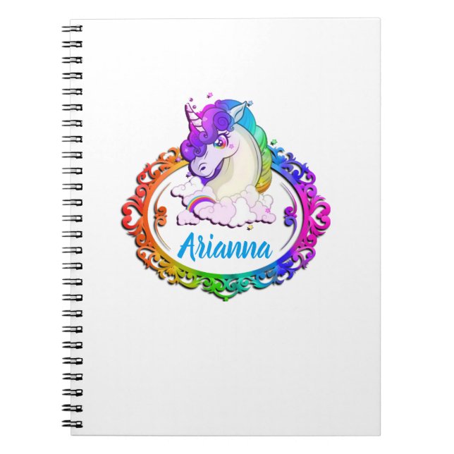 Cuaderno conocido de encargo del arco iris del (Frente)
