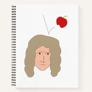 Cuaderno Conocimiento de la manzana de Newton de vuelta a l