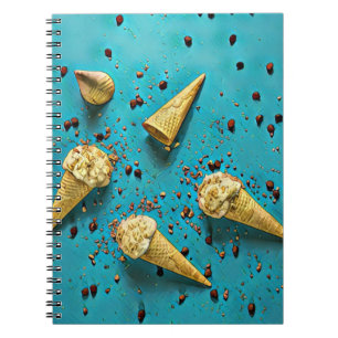 Cuaderno Conos de gofre de helado