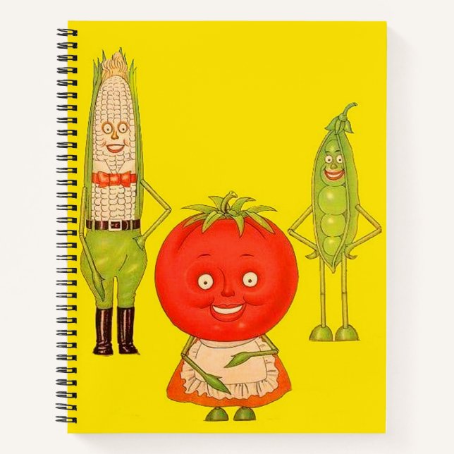 Cuaderno Conozca las verduras (Anverso)
