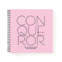 CONQUEROR Motivación personalizada rosa