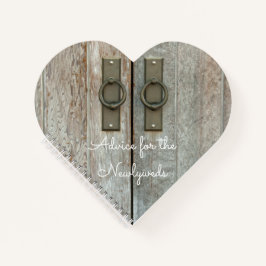 Cuaderno Consejos de boda para recién casados con puertas d