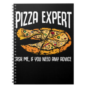 Cuaderno Consejos de pizza divertidos de experto en pizza