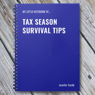 Cuaderno Consejos de supervivencia en temporada de impuesto