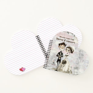 Cuaderno Consejos para la novia y el novio góticos