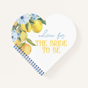 Cuaderno Consejos personalizados de limón para la novia Kee