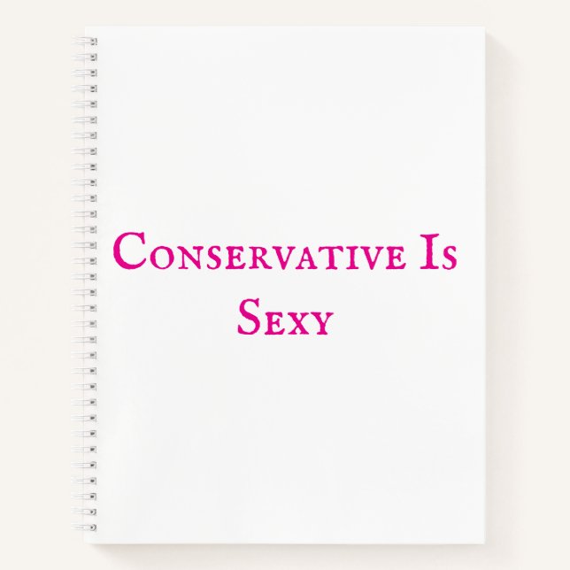 Cuaderno Conservador Es Sexy (Anverso)