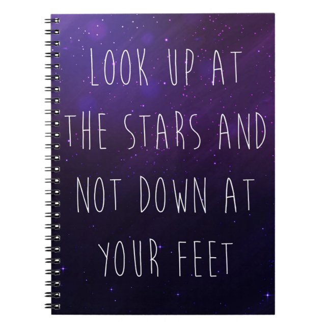 Cuaderno Considere para arriba la cita de motivación de las (Frente)