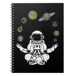 Cuaderno Consigue esta camiseta de astronauta de yoga como 