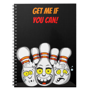 Cuaderno Consígueme Si Puedes, Pins de Bolos Divertidos con