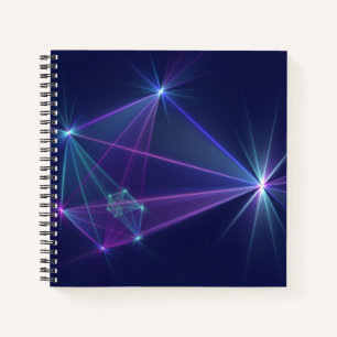 Cuaderno Constelación, Arte Fractal de Fantasía Abstracta
