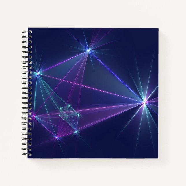 Cuaderno Constelación, Arte Fractal de Fantasía Abstracta (Anverso)