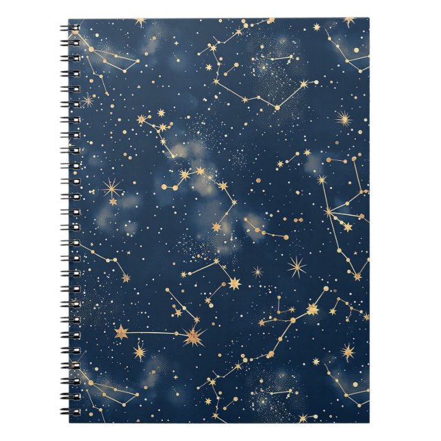Cuaderno Constelación Celeste - Noche Estrellada (Frente)