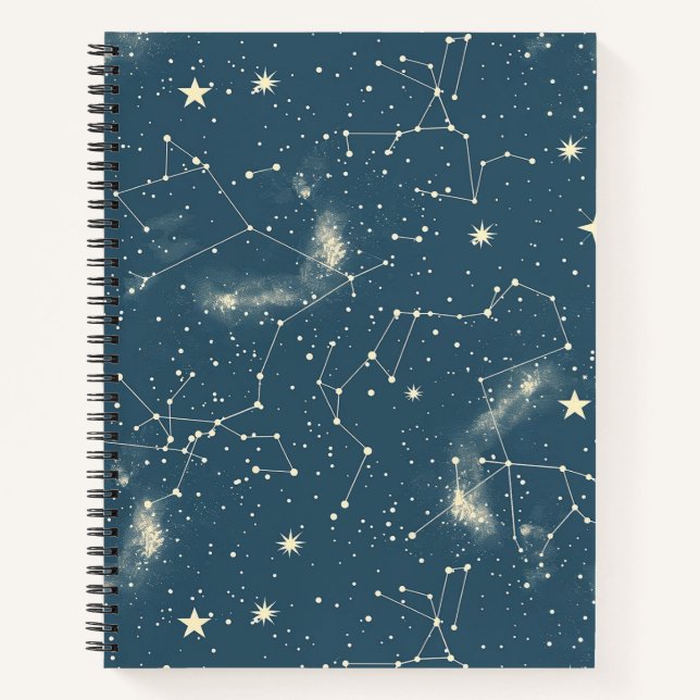Cuaderno Constelación celeste - Noche estrellada (2) (Anverso)