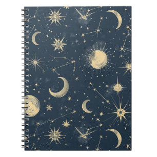 Cuaderno Constelación celeste - Noche estrellada (3)